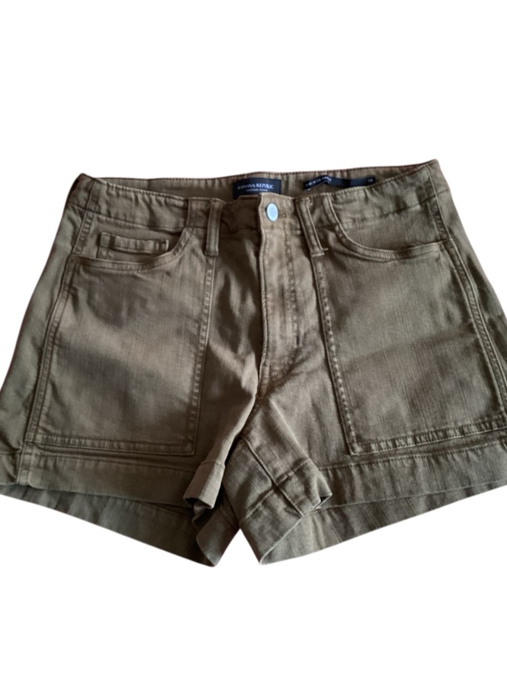 Banana Republic Brown Stretch Utility Shorts Misses size 29/8